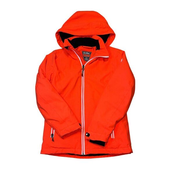 Killtec Allround Winter Ski Jacket Orange/Pink Reflective Women's Size US 12 - Picture 1 of 9